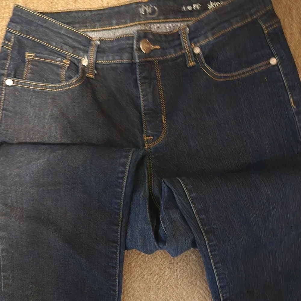 New Directions Deep Indigo Skinny Jeans